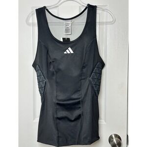 Adidas‎ Aeroready Men's Padded Basketball Tank Top EVA Foam Pads Sz XL Black